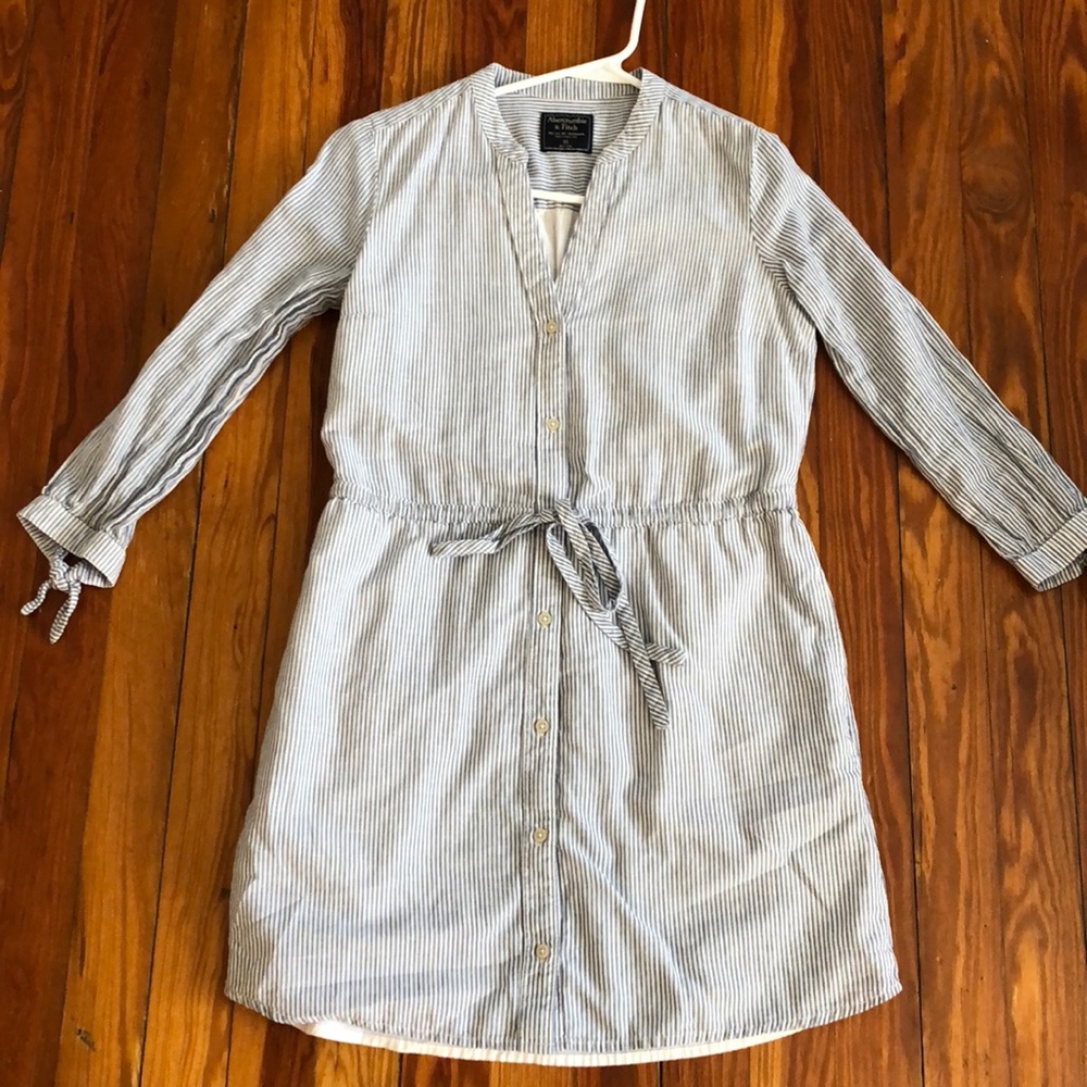 Abercrombie and Fitch striped shirt dress